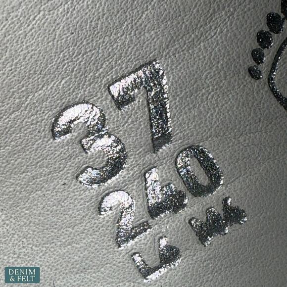 Birkenstock Gizeh Big Buckle White Leather Sandals Women’s 37 6 Narrow NEW~NWT - Picture 15 of 15